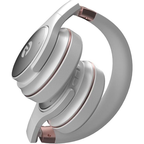 Raycon Everyday Over-Ear Bluetooth ANC Headphones, IPX4, Rose Gold - Picture 2 of 4